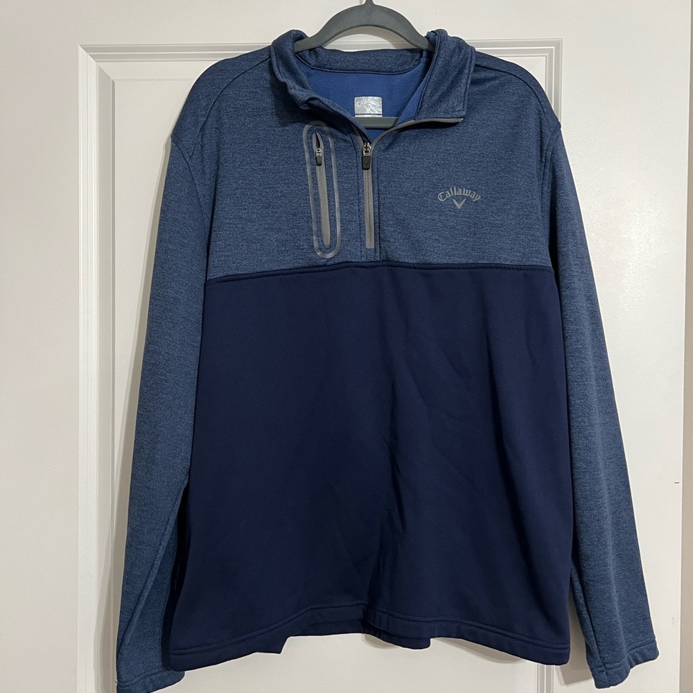 Light fleece lined pullover